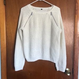 Thick Zipper Sweater | S/M